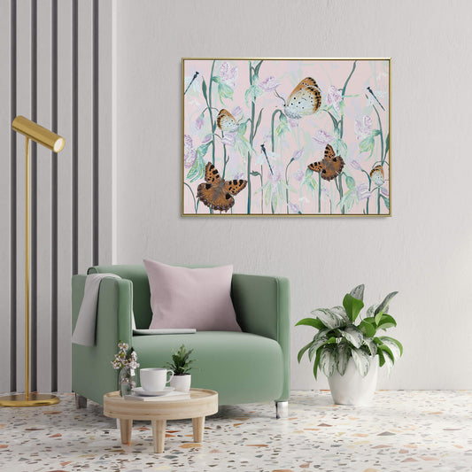 Ghost Orchid Landscape Classic Fine Art Print - Lydia Hill Designs