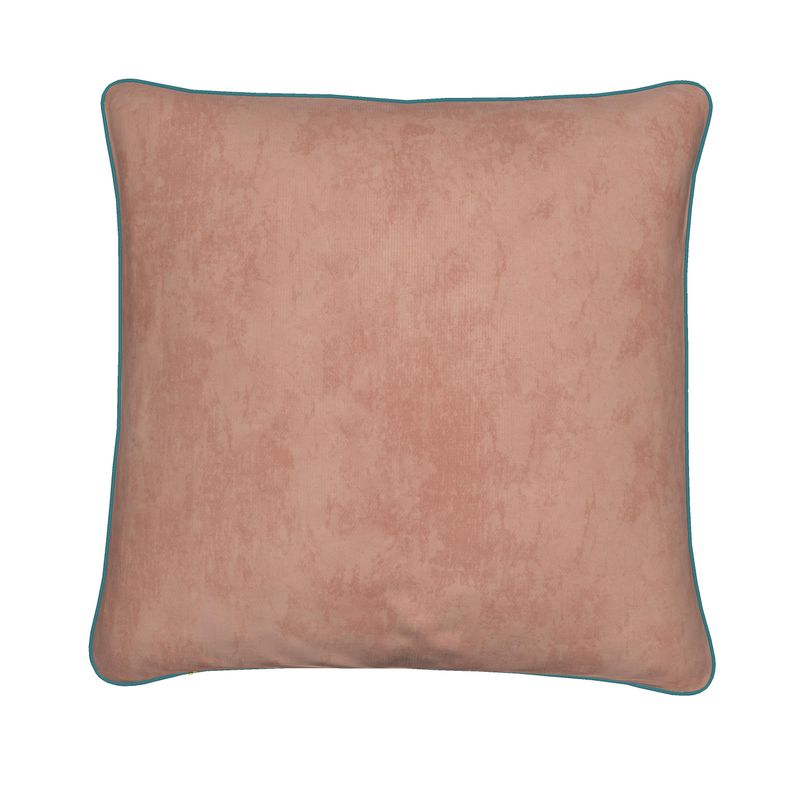 Copperfield Butterfly Brushed Cotton Cushion Cover With Green Piping