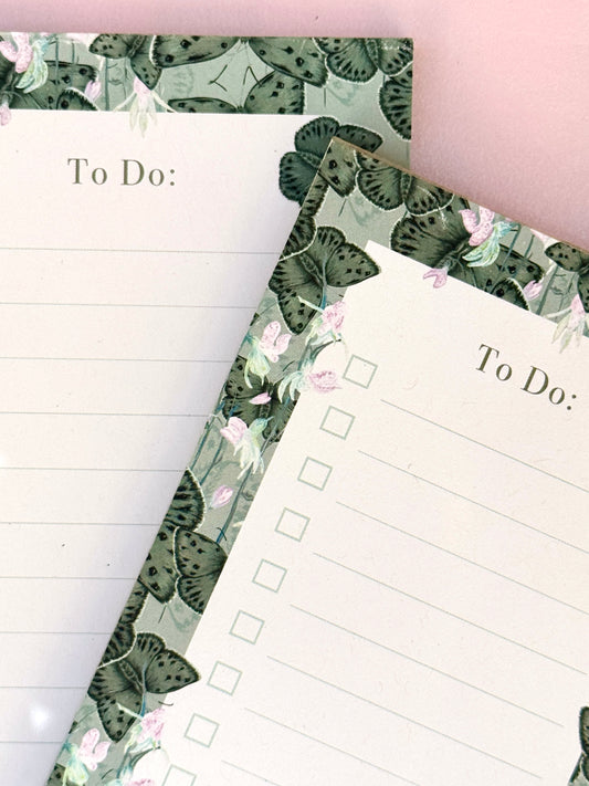 Copper Ghost To-Do List, Luxury Patterned Notepad