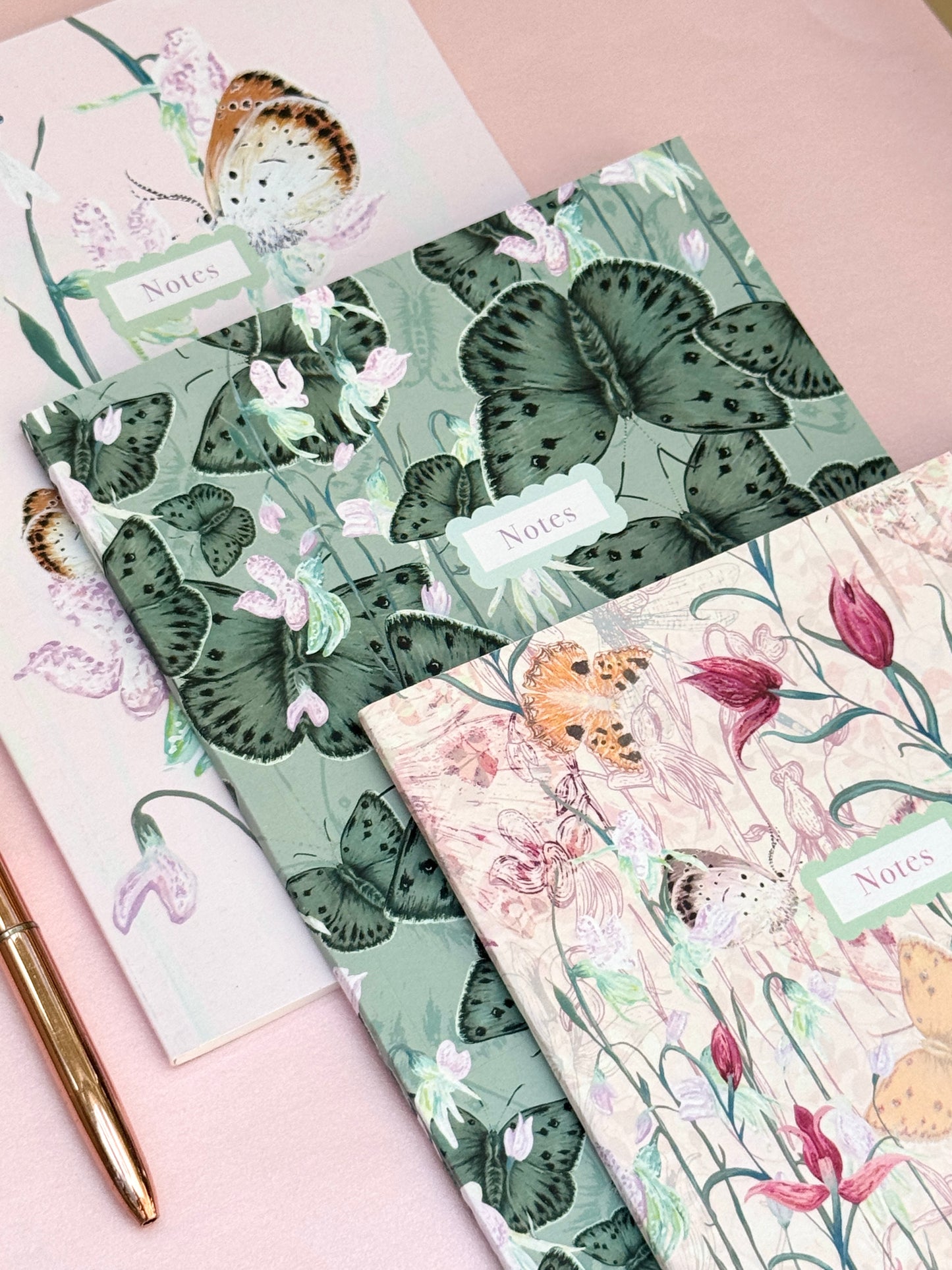 A5 Endangered Eden Luxury Patterned & Lined Notebook