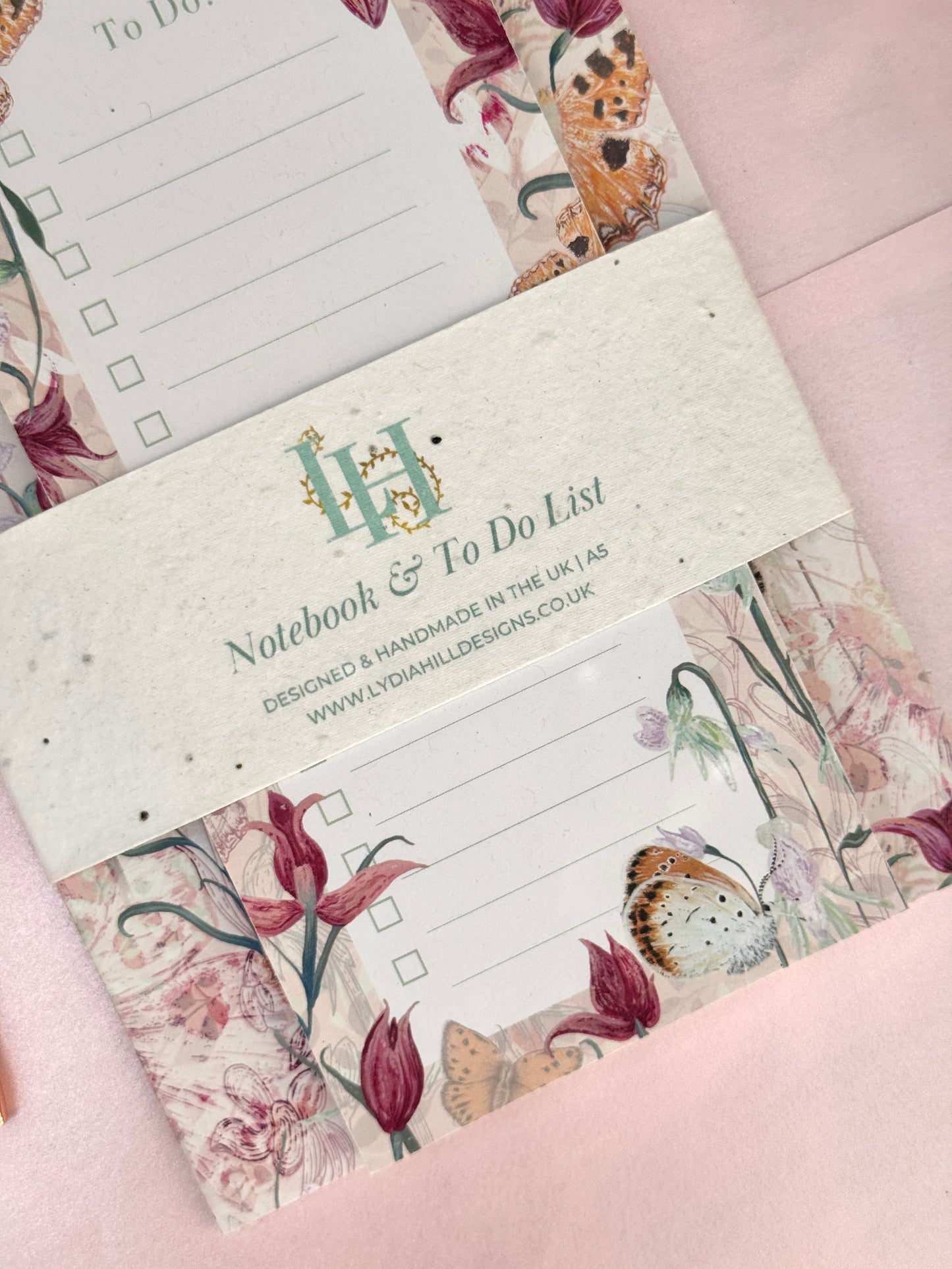 A5 Endangered Eden Luxury Patterned & Lined Notebook