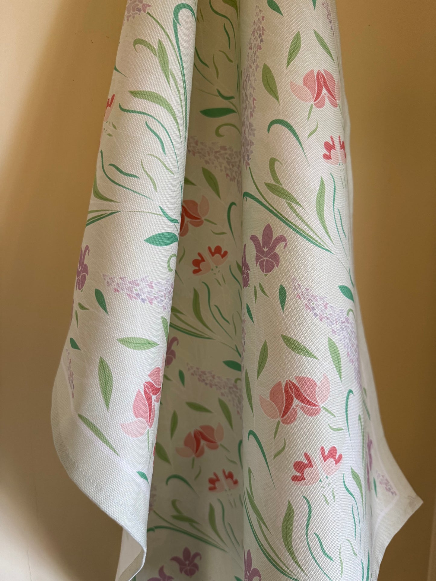 Spring Damask 100% Cotton Tea Towel