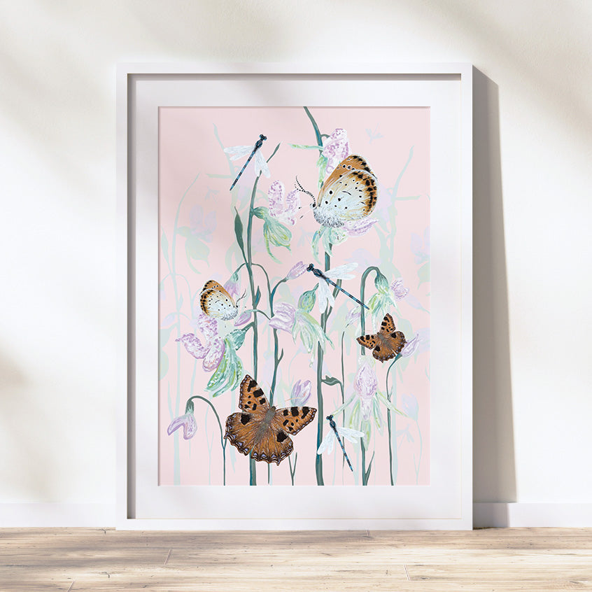 Ghost Orchid Portrait Fine Art Print