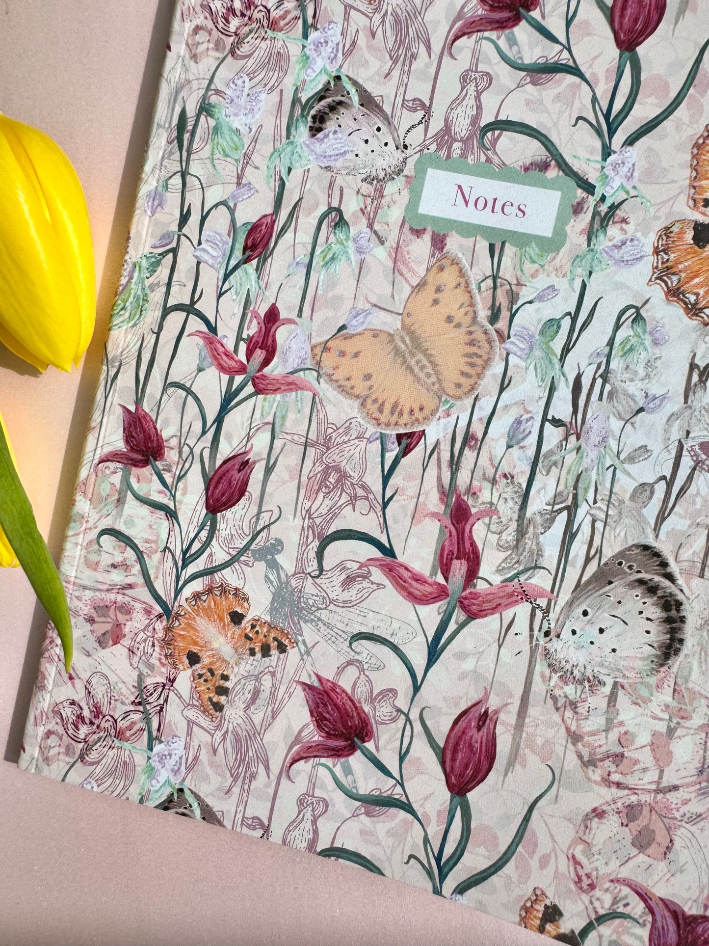 A5 Endangered Eden Luxury Patterned & Lined Notebook