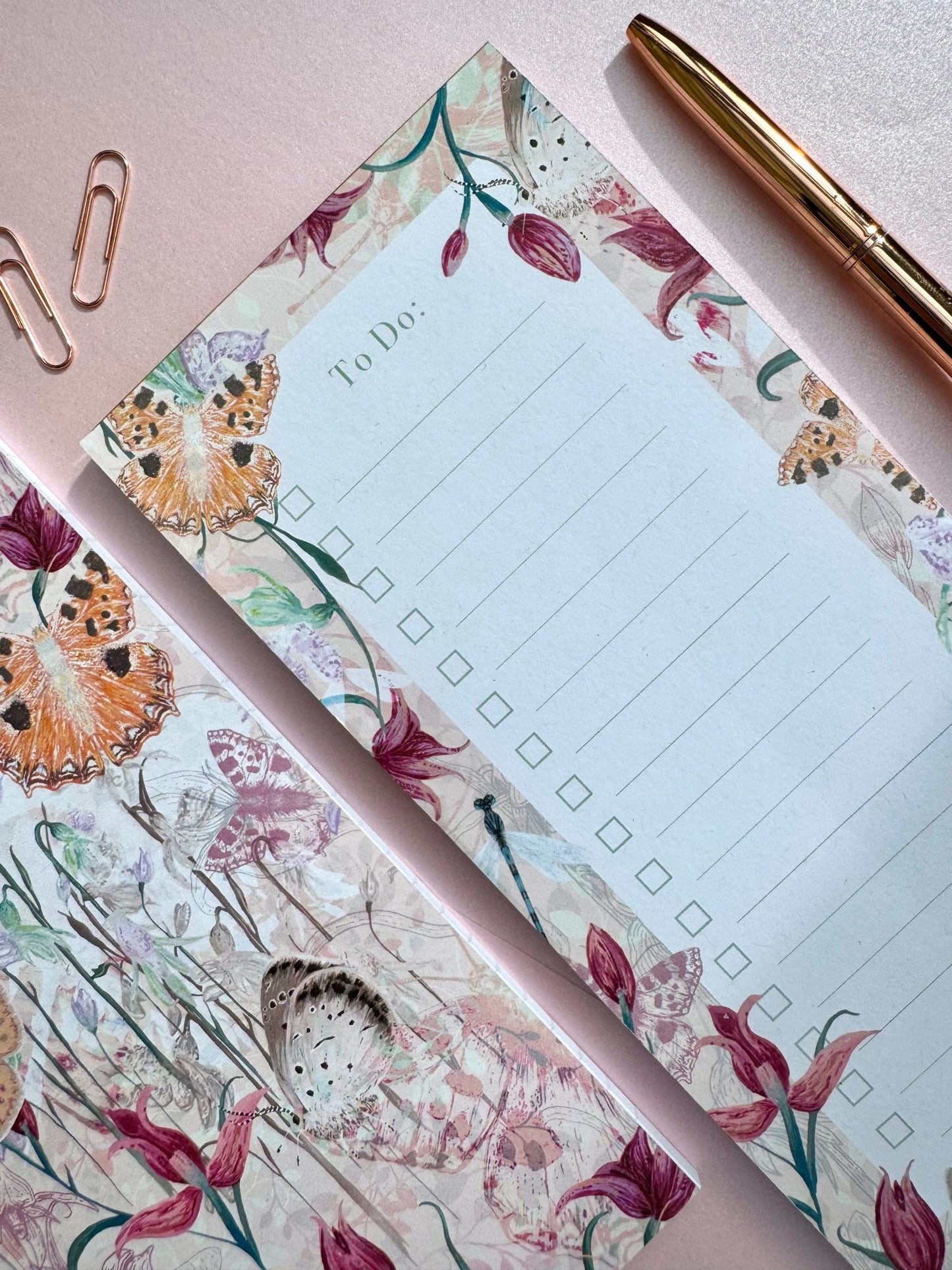 A5 Endangered Eden Luxury Patterned & Lined Notebook - Lydia Hill Designs