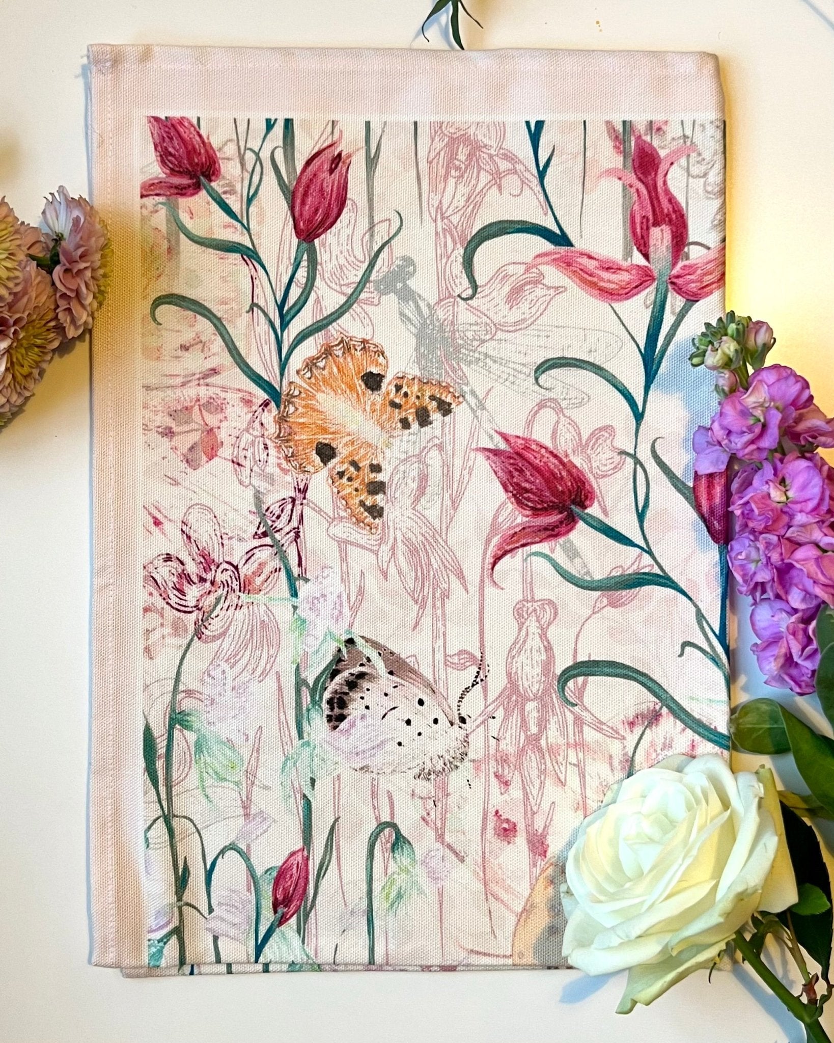 Endangered Eden 100% Cotton Tea Towel - Lydia Hill Designs