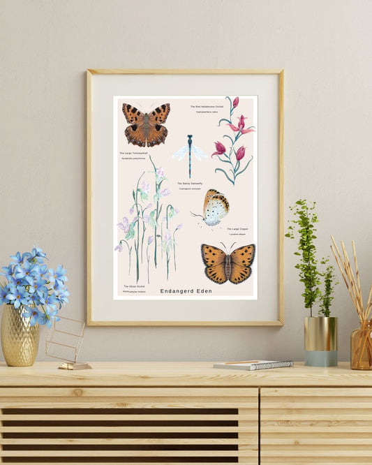 Endangered Eden Specie Classification Classic Fine Art Print - Lydia Hill Designs