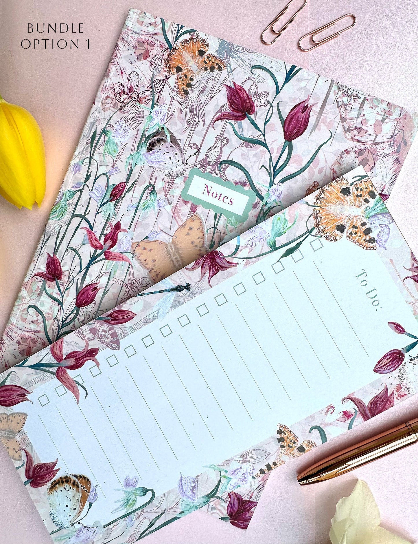 Endangered Eden To - Do List, Luxury Patterned Notepad - Lydia Hill Designs