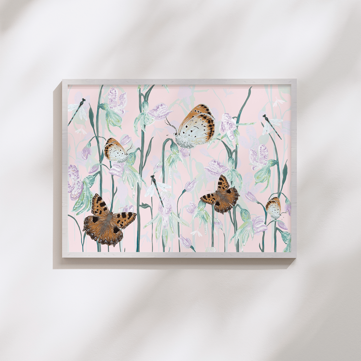 Ghost Orchid Landscape Classic Fine Art Print - Lydia Hill Designs