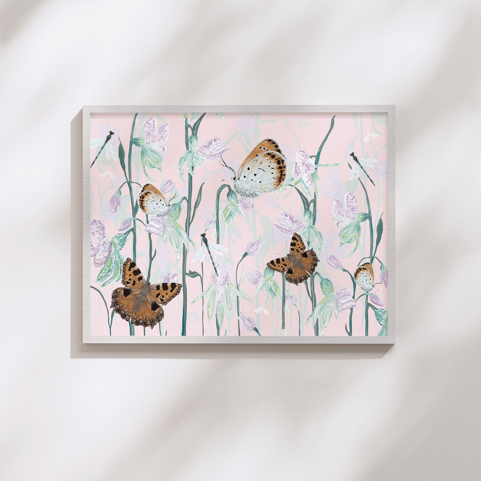 Ghost Orchid Landscape Classic Fine Art Print - Lydia Hill Designs