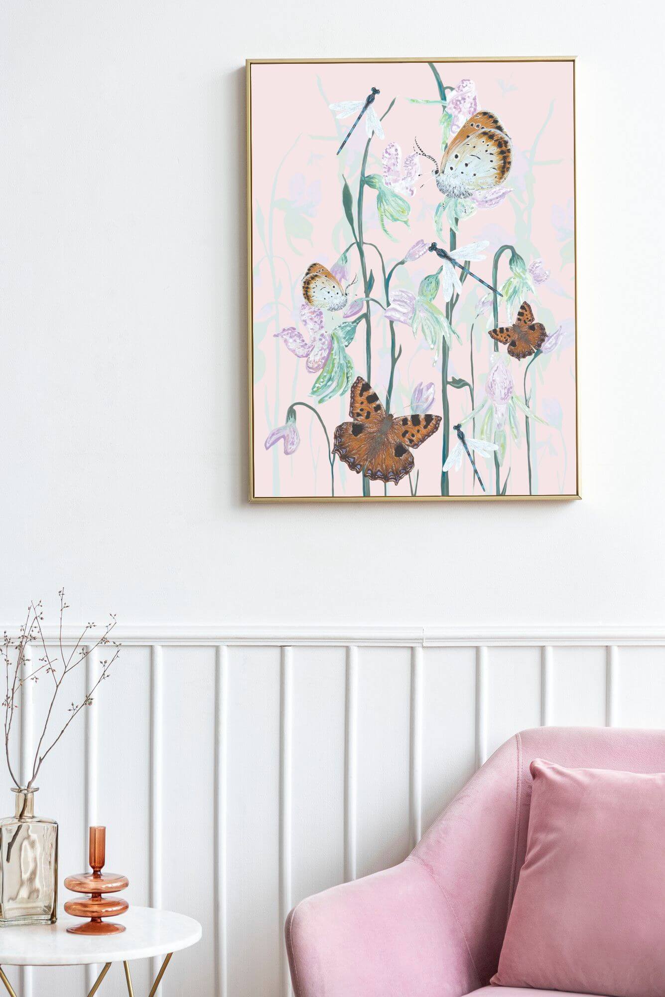 Ghost Orchid Portrait Classic Fine Art Print - Lydia Hill Designs