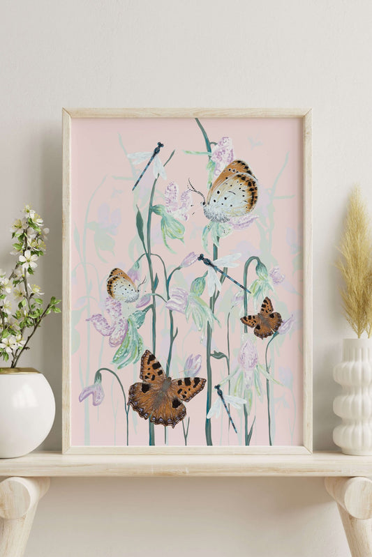 Ghost Orchid Portrait Classic Fine Art Print - Lydia Hill Designs