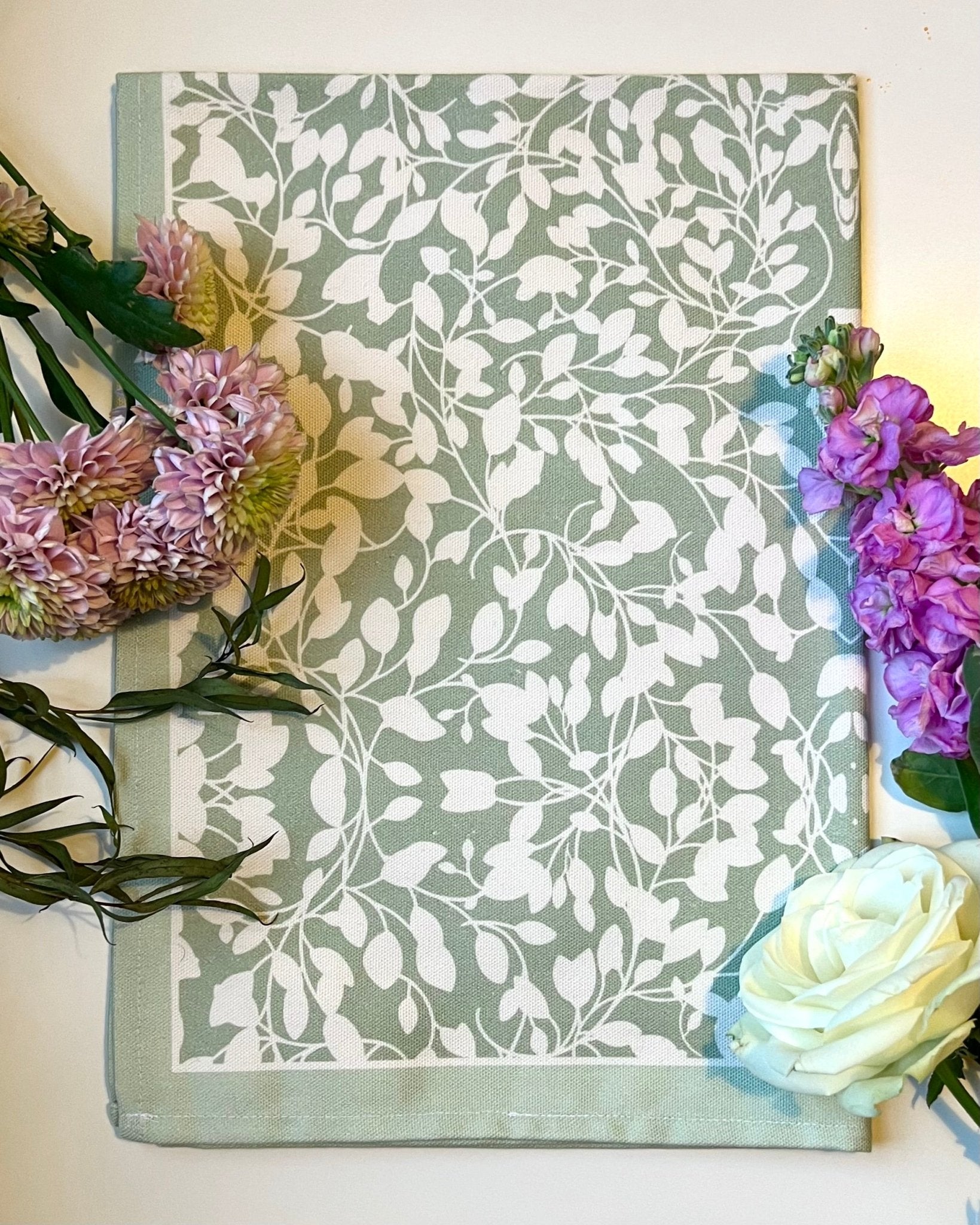 Kaleidoleaf 100% Cotton Tea Towel - Lydia Hill Designs